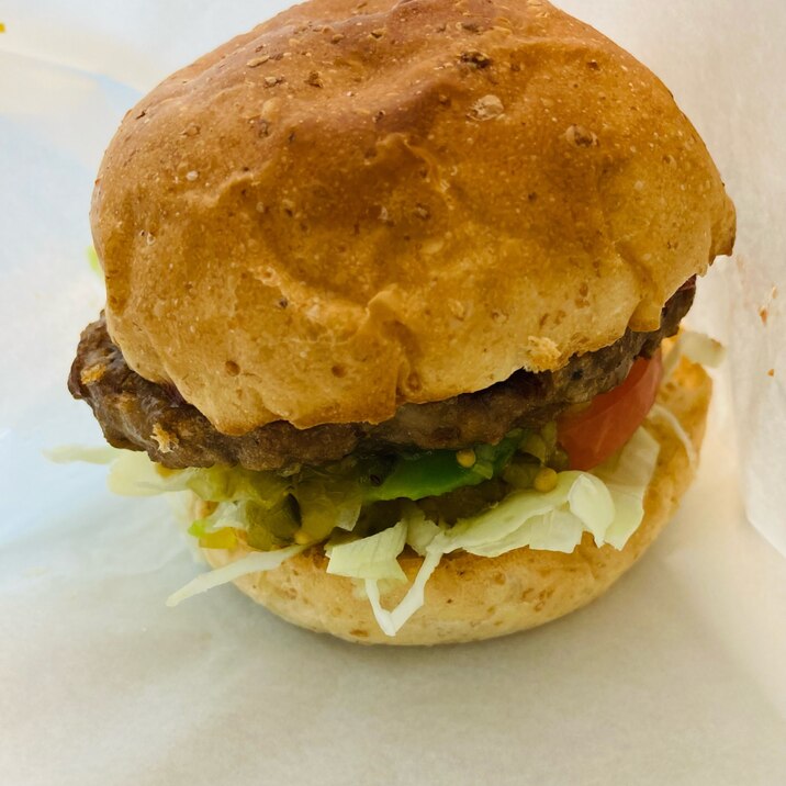 野菜たっぷり♡アボカドチーズバーガー